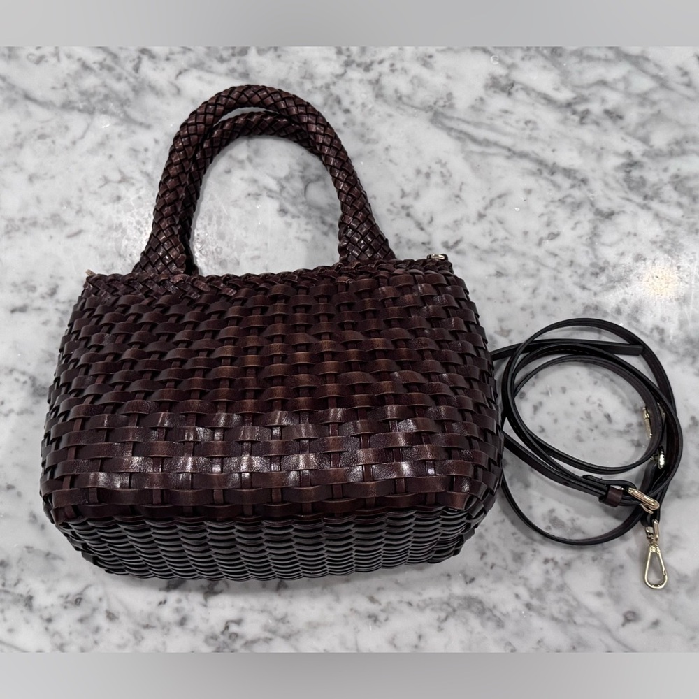 Luisa Spagnoli Braided Leather Bag